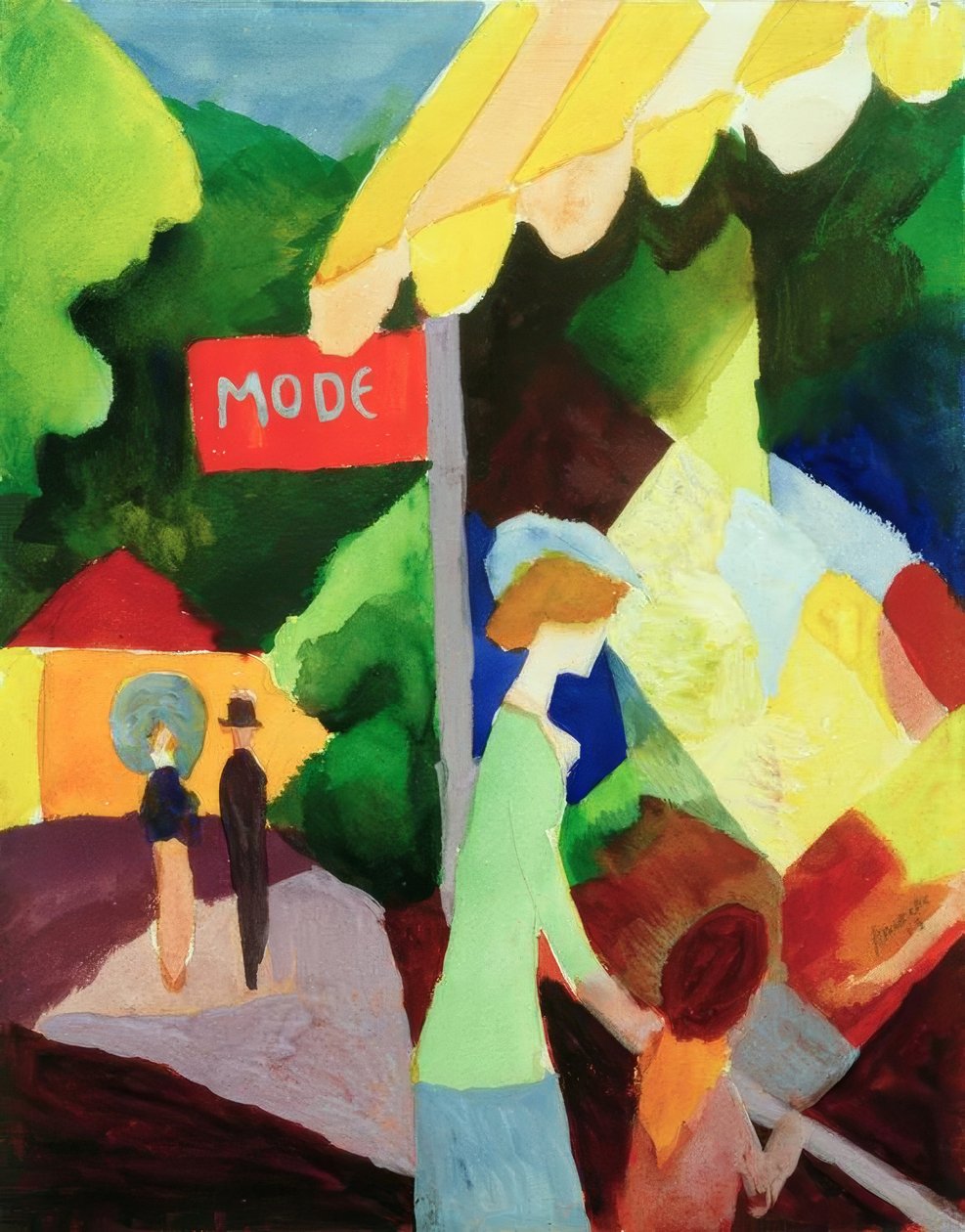 Schaufenster von August Macke