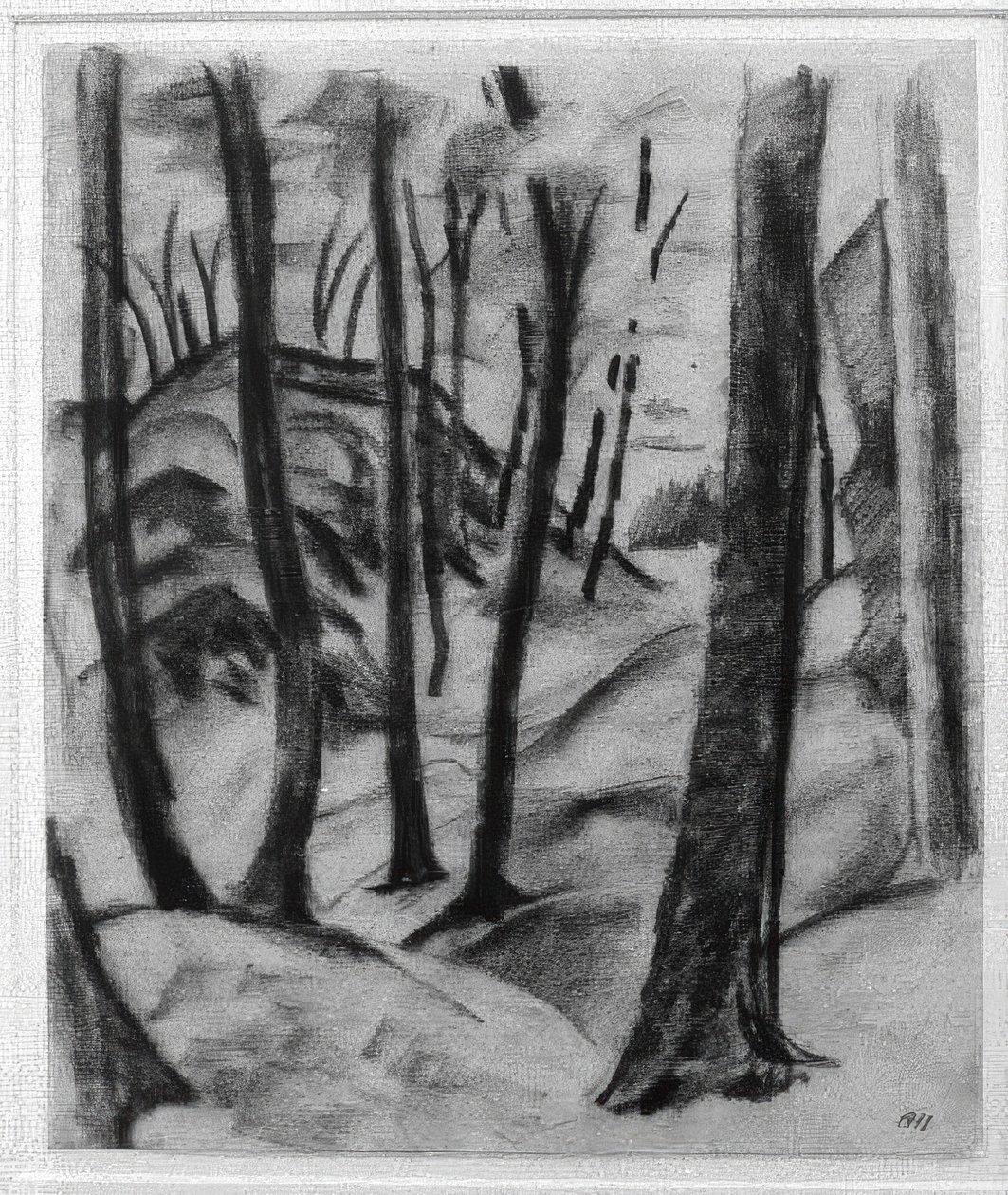 Motiv aus der Wolfsschlucht von August Macke