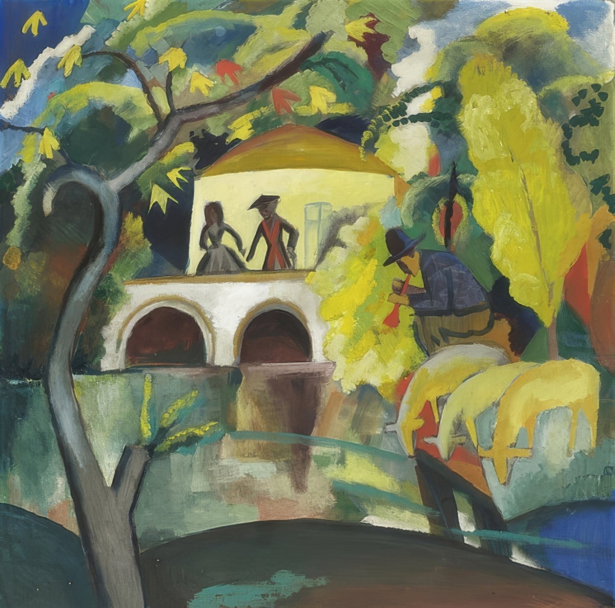 Rokoko. 1912 von August Macke