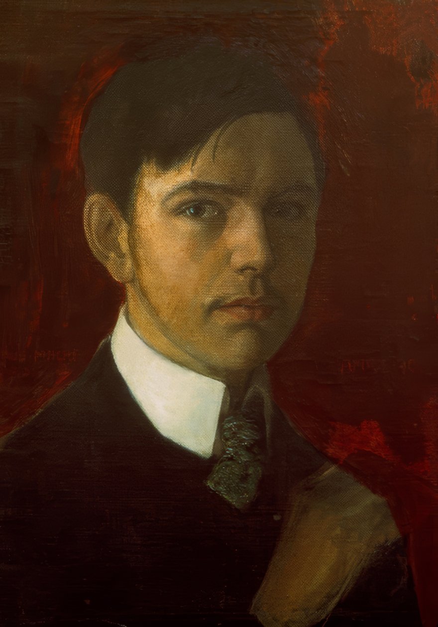 Selbstbildnis von August Macke