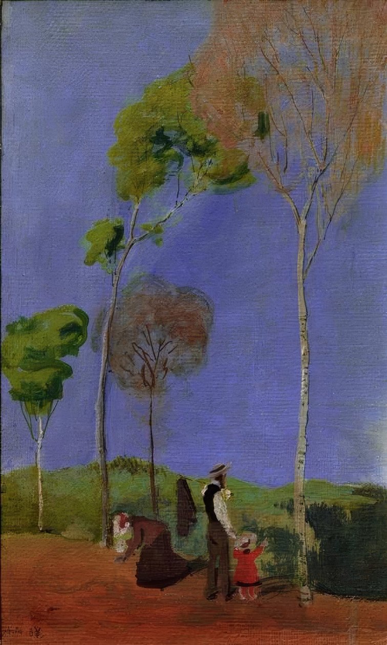 Spaziergänger von August Macke