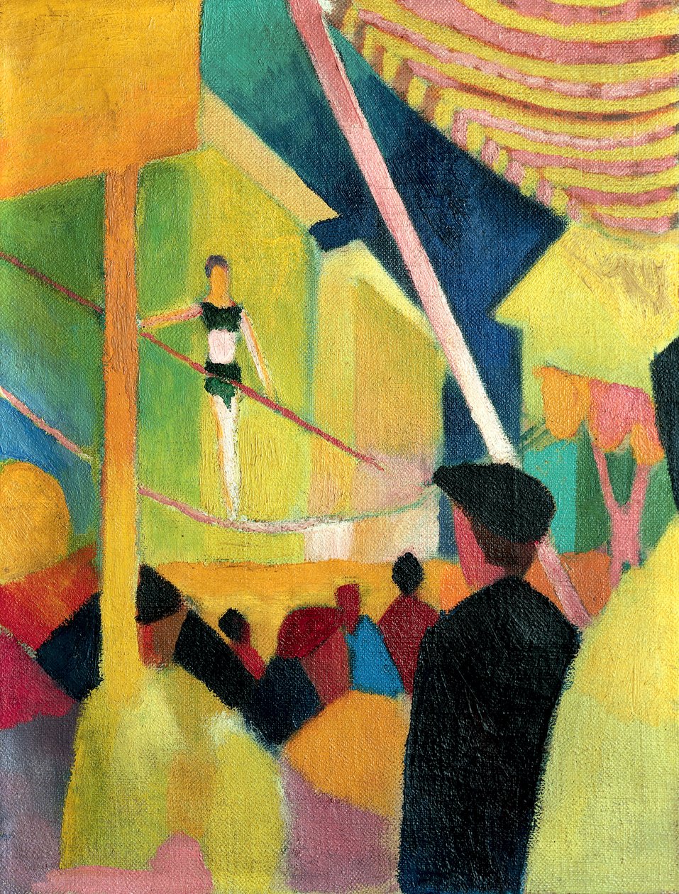 Seiltänzer, ca. 1913 von August Macke