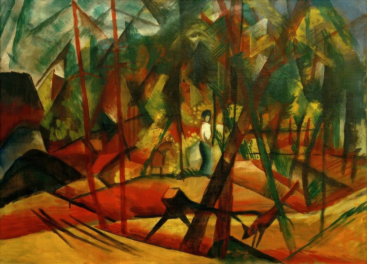 Waldspaziergang von August Macke