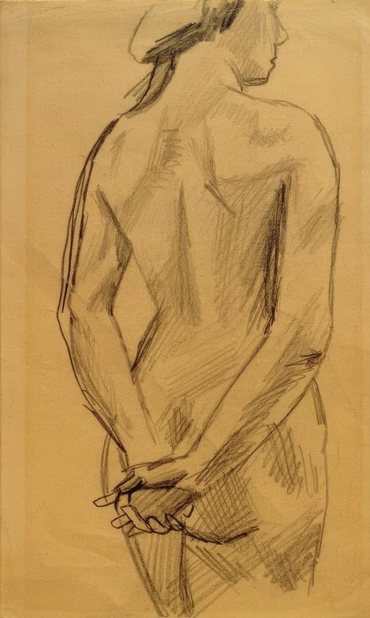 Weiblicher Akt 53 von August Macke