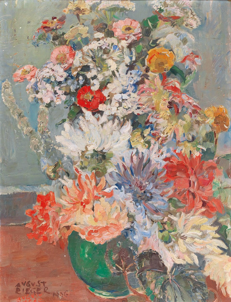Sommerblumenstrauß von August Rieger