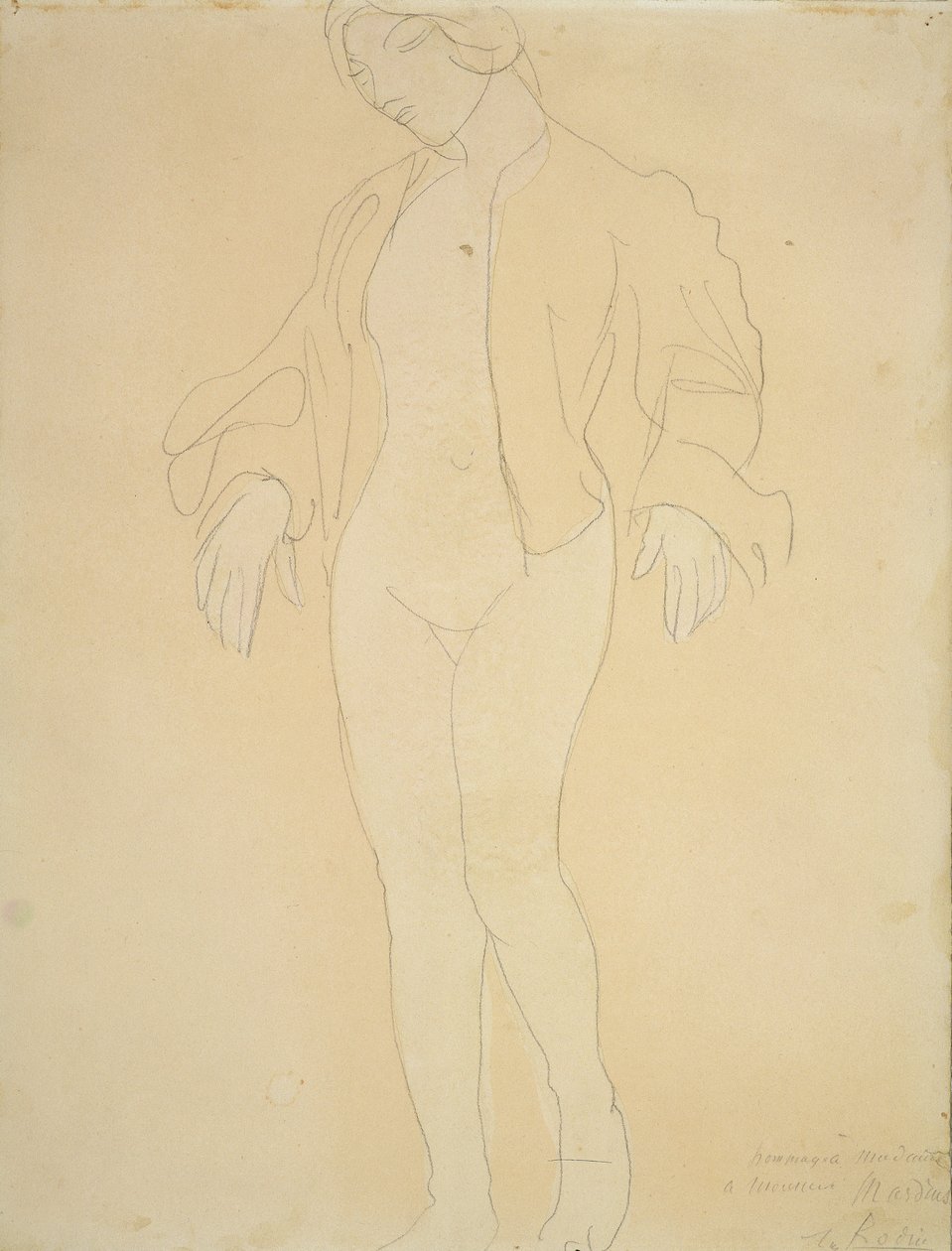 Eine nackte Tänzerin von Auguste Rodin