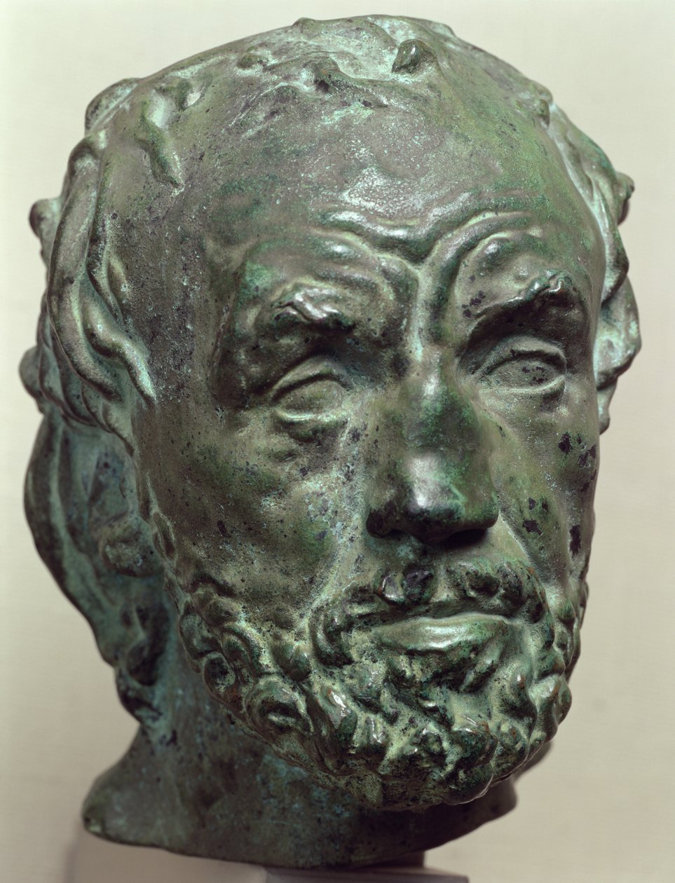 Mann mit gebrochener Nase, 1863-64 von Auguste Rodin