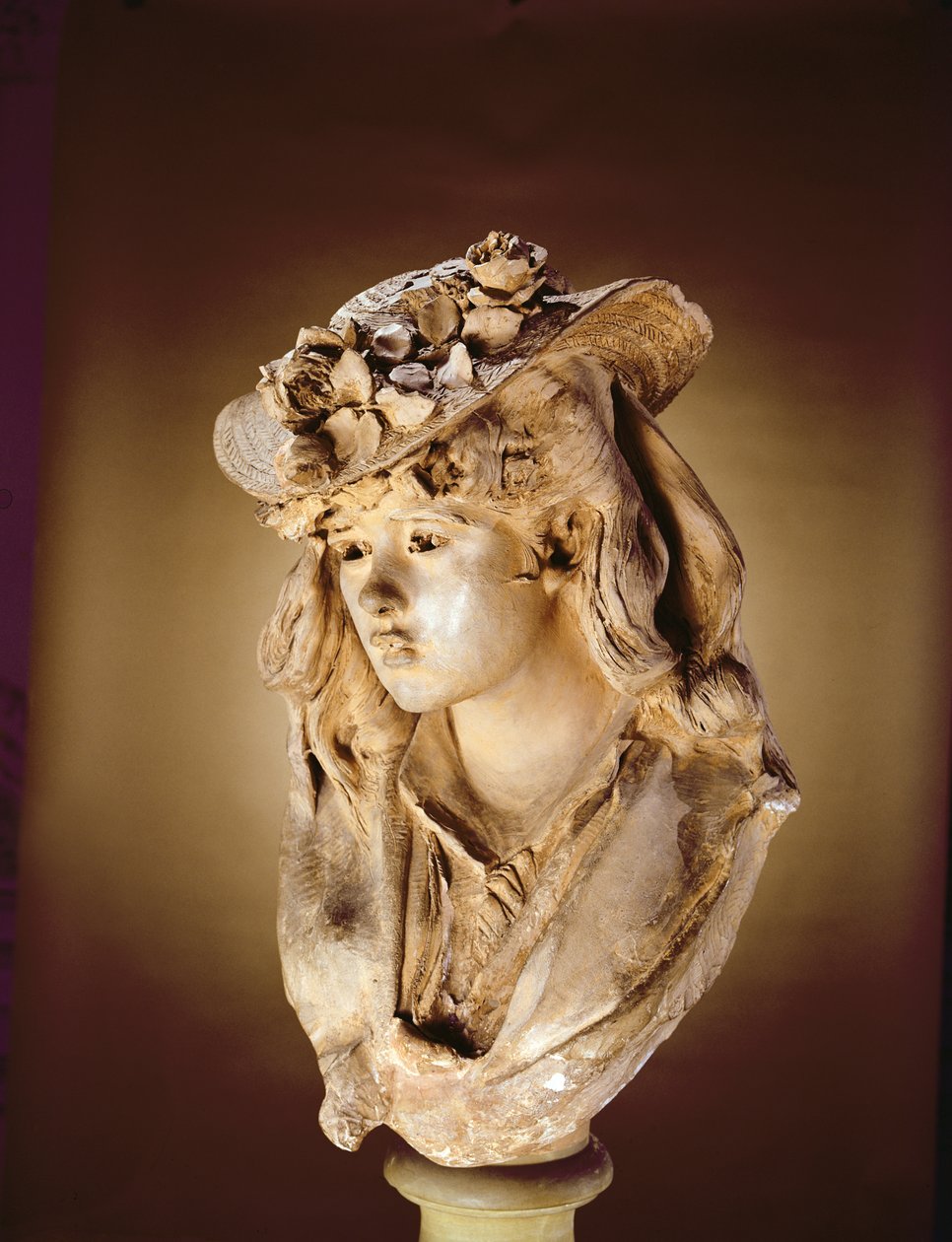 Porträt einer jungen Frau, um 1865 von Auguste Rodin