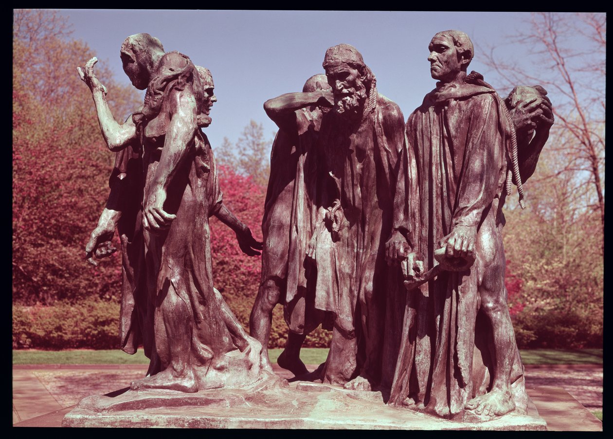 Die Bürger von Calais von Auguste Rodin