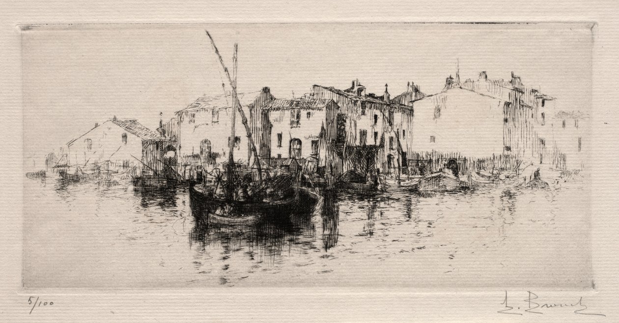 Les Martigues von Auguste Brouet