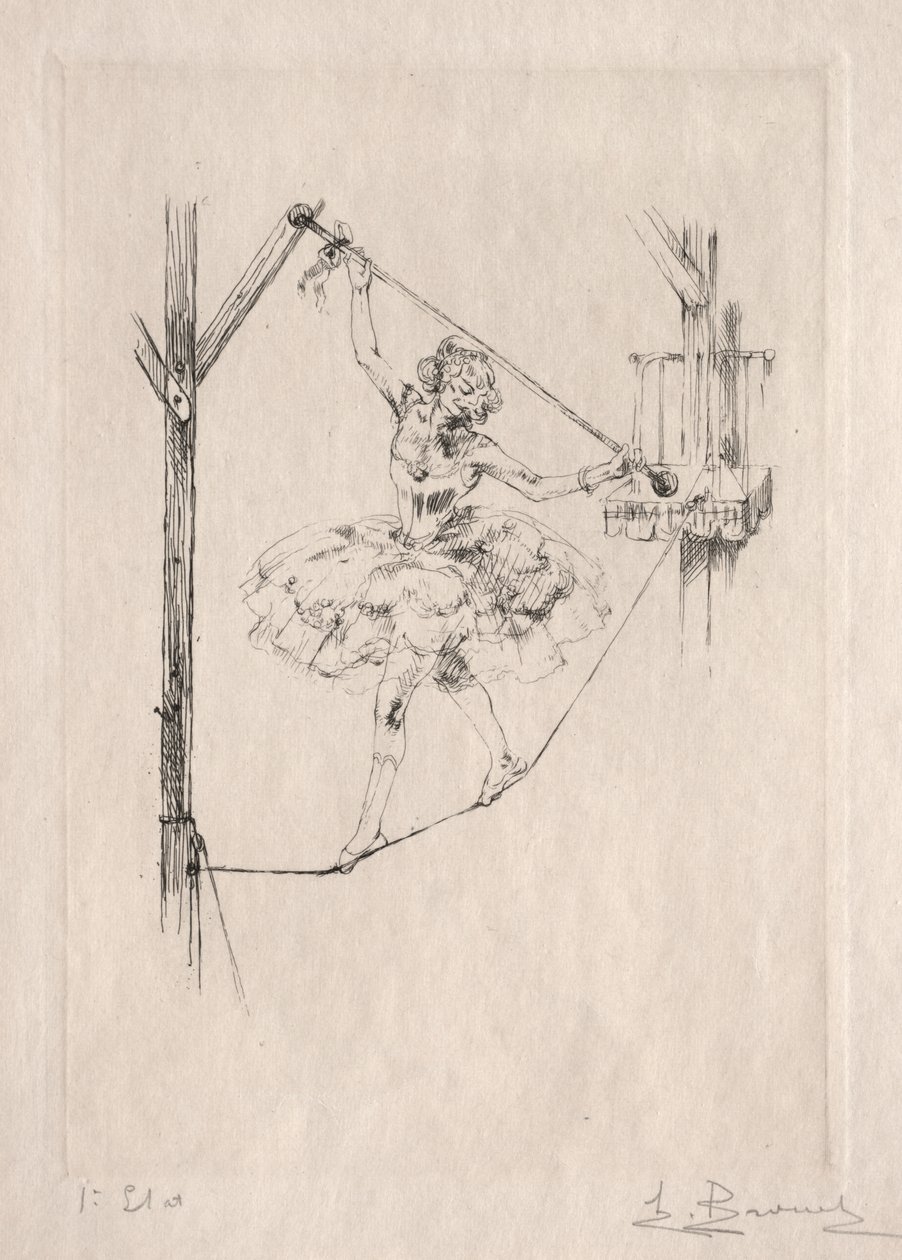 Seiltänzer von Auguste Brouet