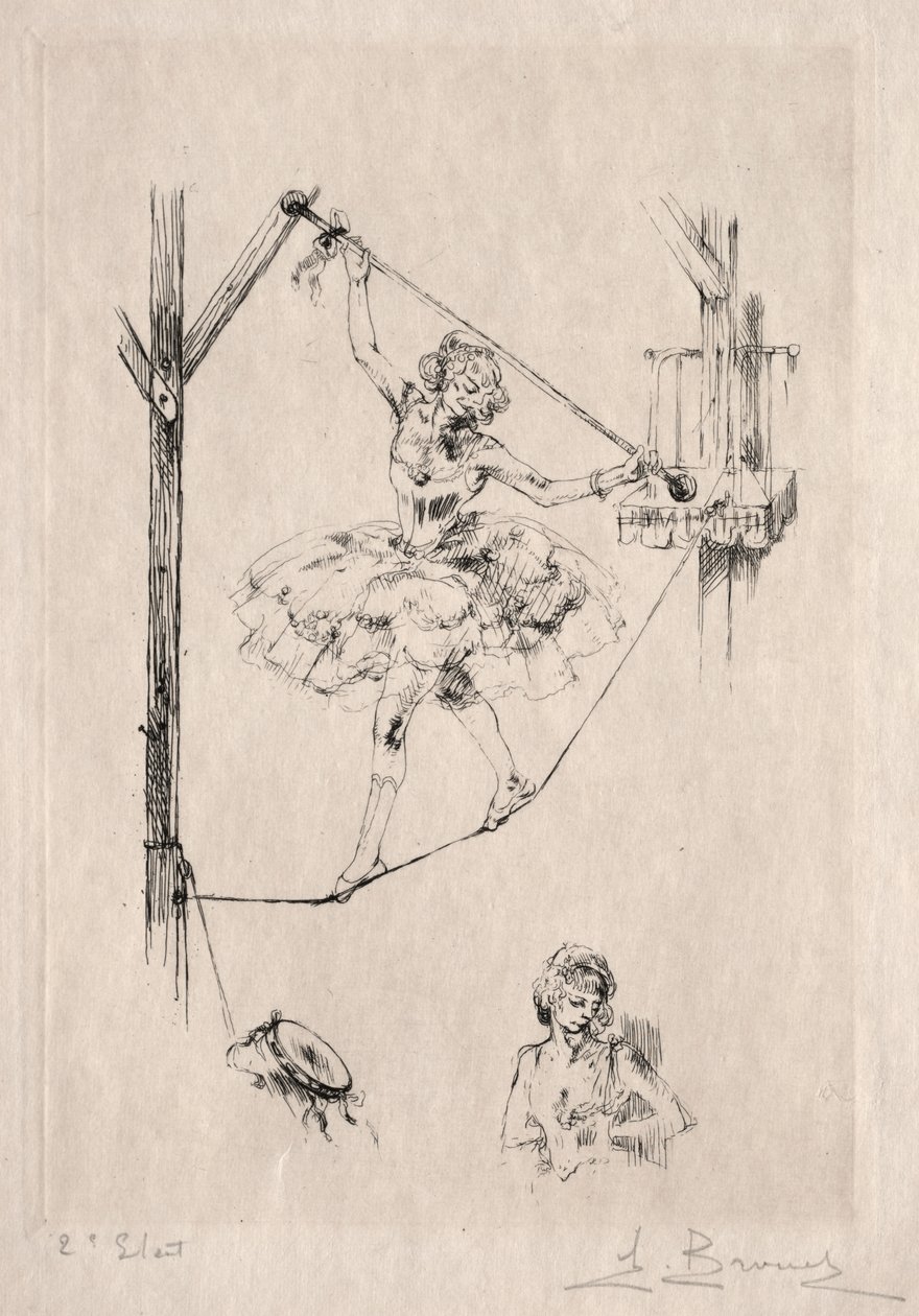 Seiltänzer von Auguste Brouet