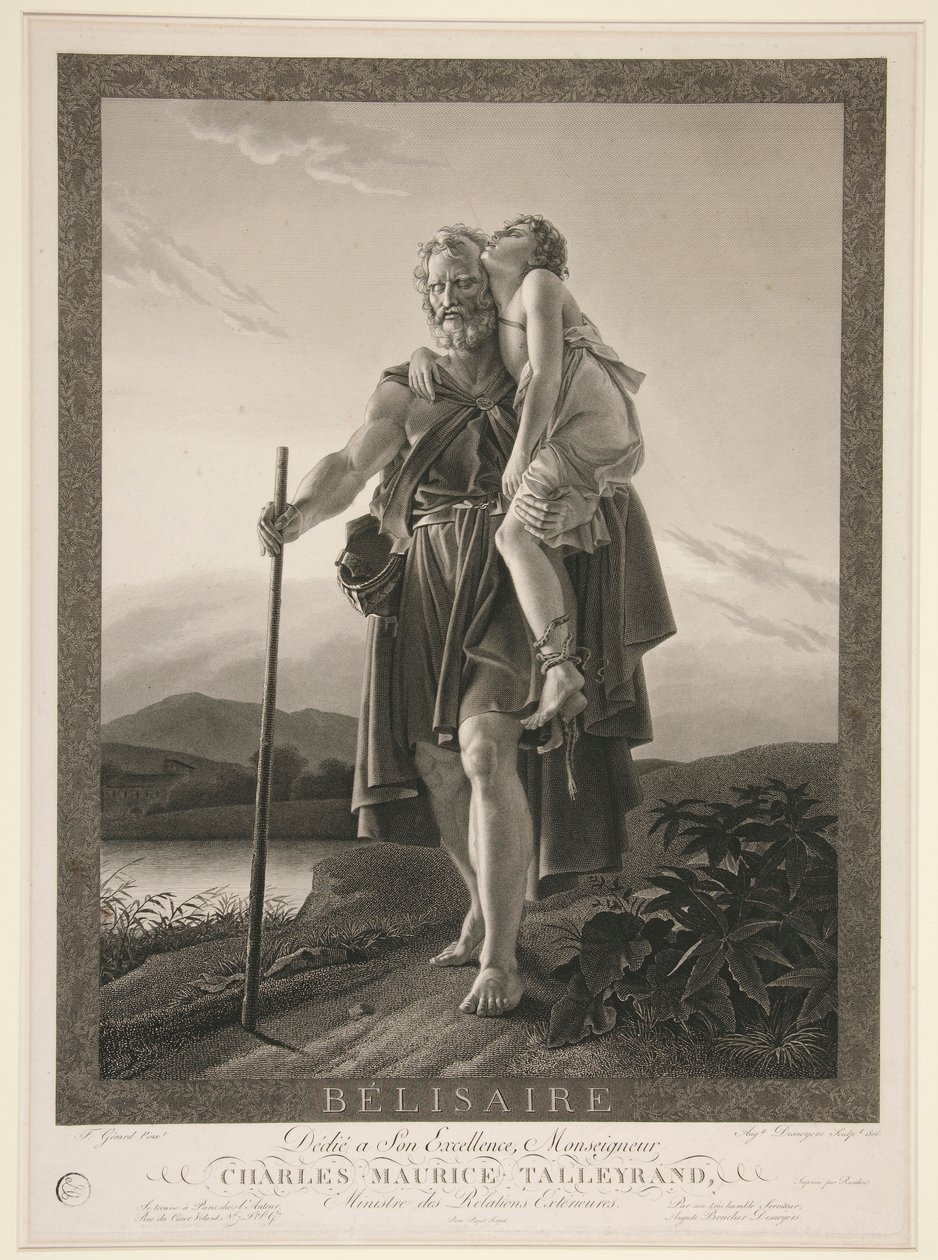 Belisarius von Auguste Gaspard Louis Desnoyers