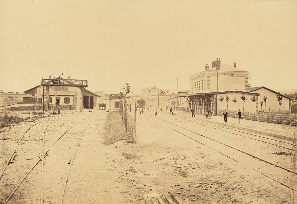 Bahnhof Montbrison von Auguste Hippolyte Collard