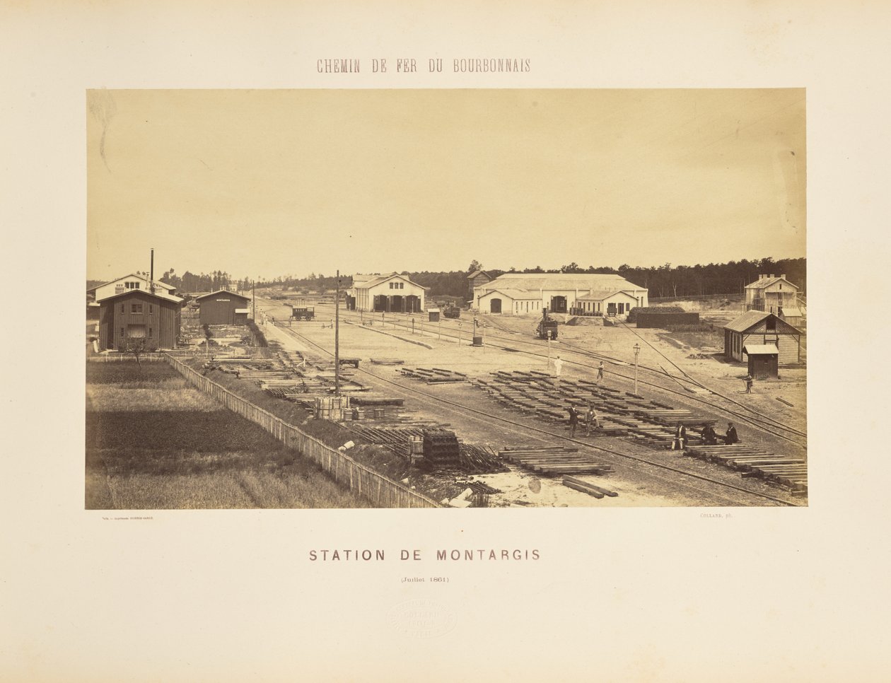 Bahnhof Montargis von Auguste Hippolyte Collard