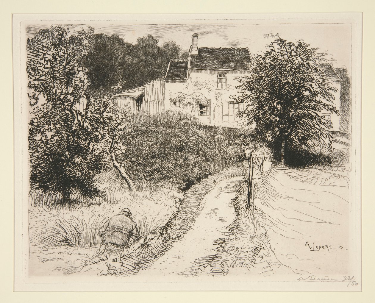 In Bellot (Seine-et-Marne) von Auguste Lepere