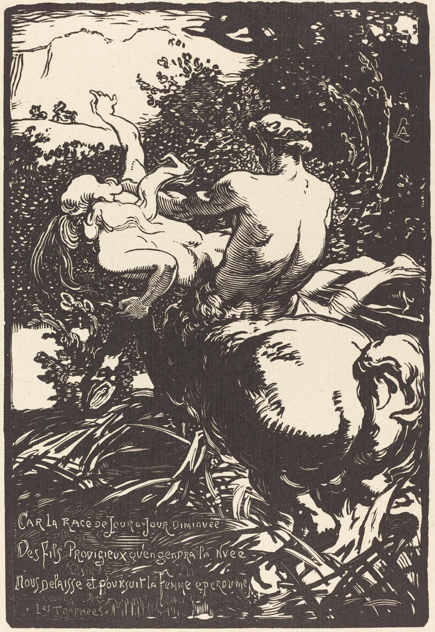 Zentaur, 1896 von Auguste Lepere