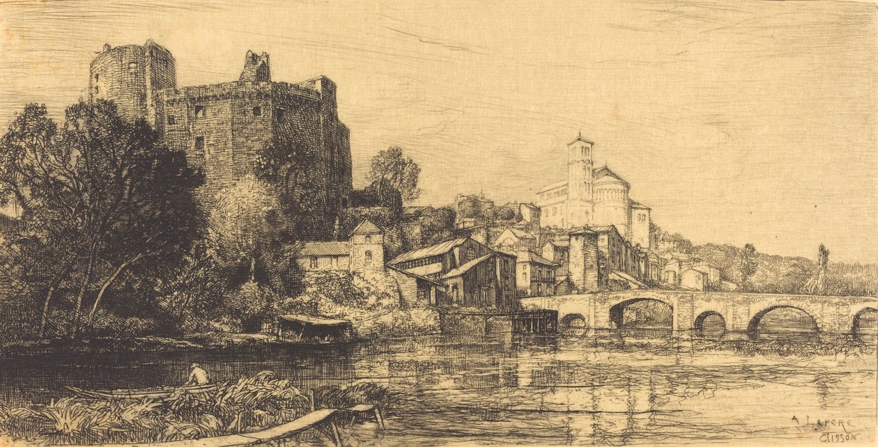 Clisson Untere Loire, 1909 von Auguste Lepere