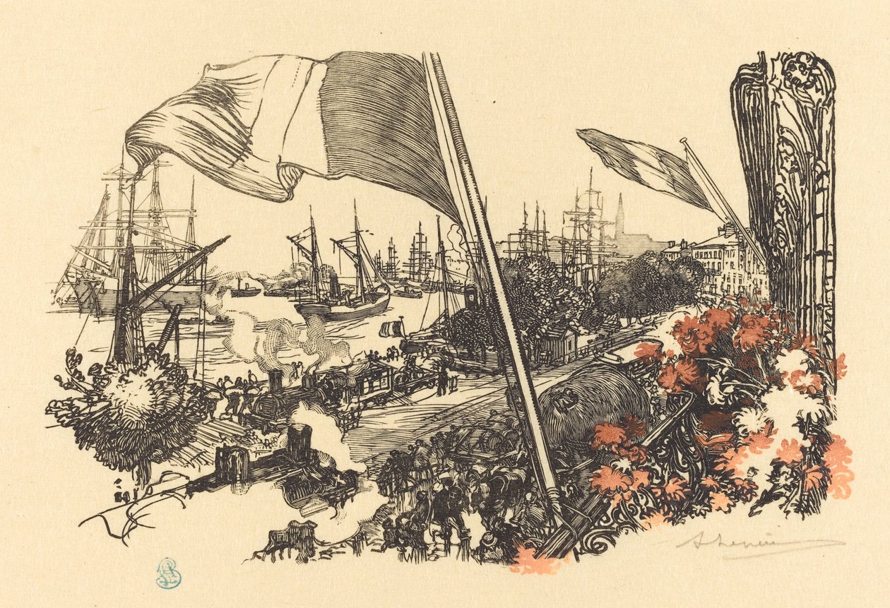 Widmungsseite, veröffentlicht 1900 von Auguste Lepere