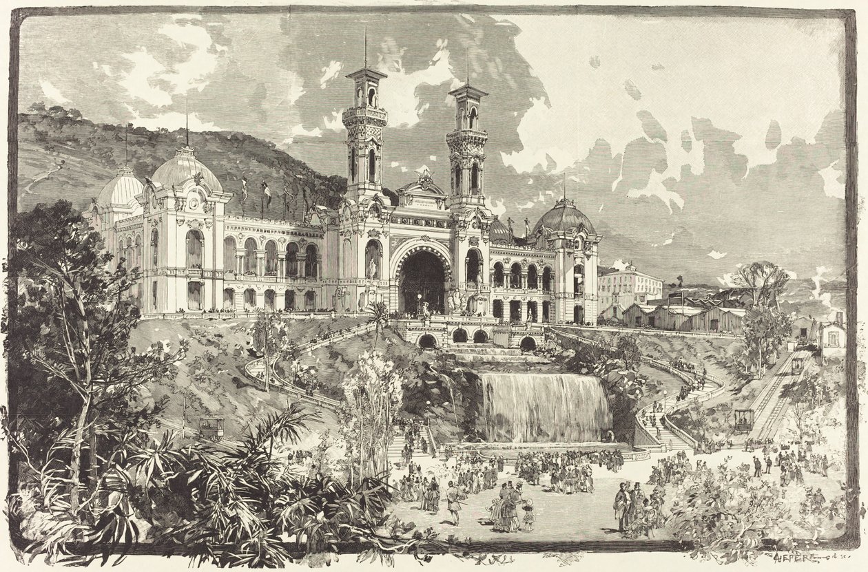 Ausstellung von Nizza von Auguste Lepere