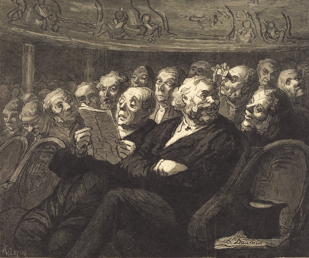 Die Orchesterstühle, 1878 von Auguste Lepere
