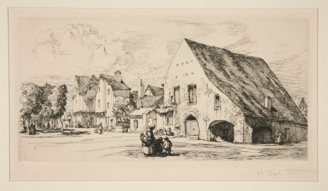 Provins (Seine-et-Marne) von Auguste Lepere