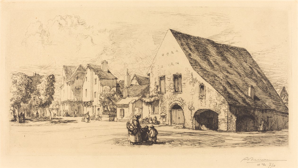 Provins (Seine et Marne) von Auguste Lepere