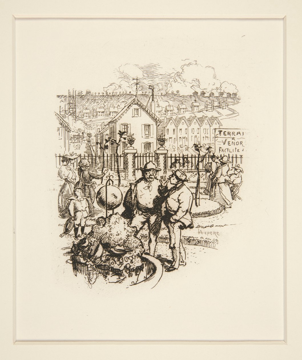 Vorstadtpark von Auguste Lepere