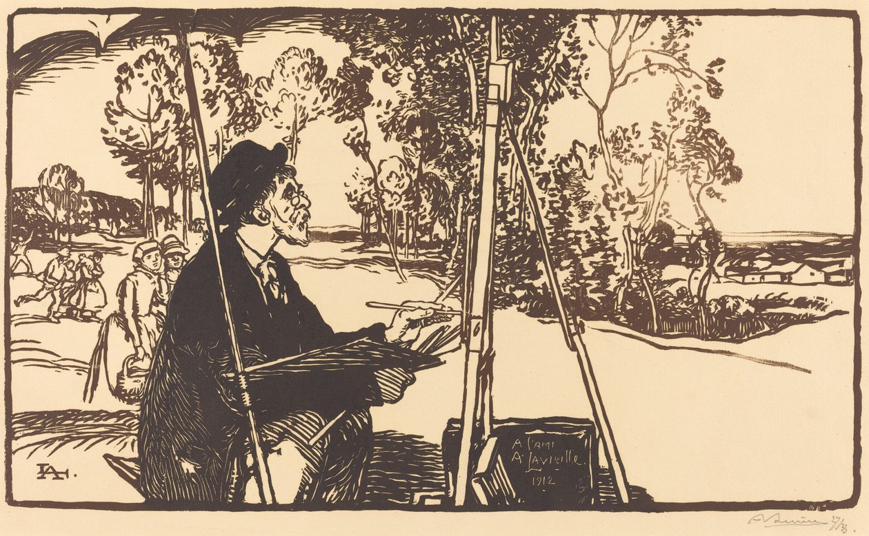Der Landschaftskünstler von Auguste Lepere