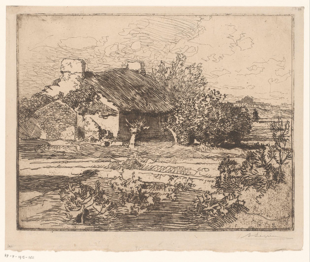 Bauernhof von Auguste Lepère (signed by artist)