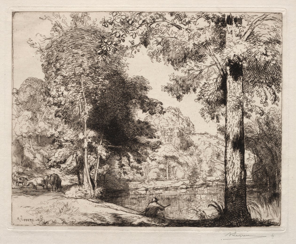 Bords de la Vie, 1908 von Auguste Louis Lepère