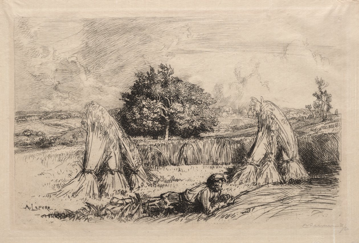Roggenhaufen, Crèvecœur von Auguste Louis Lepère