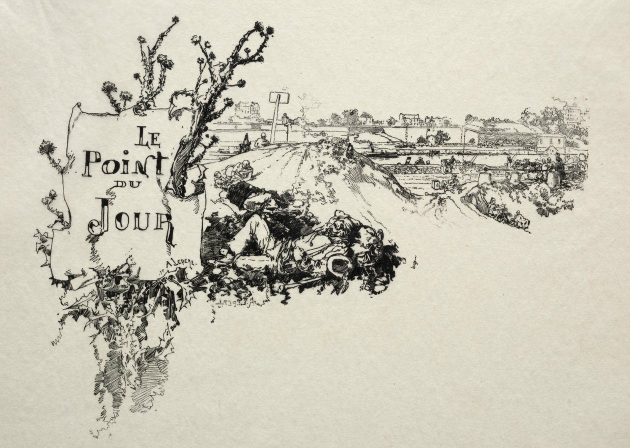 Le Point-du-Jour von Auguste Louis Lepère
