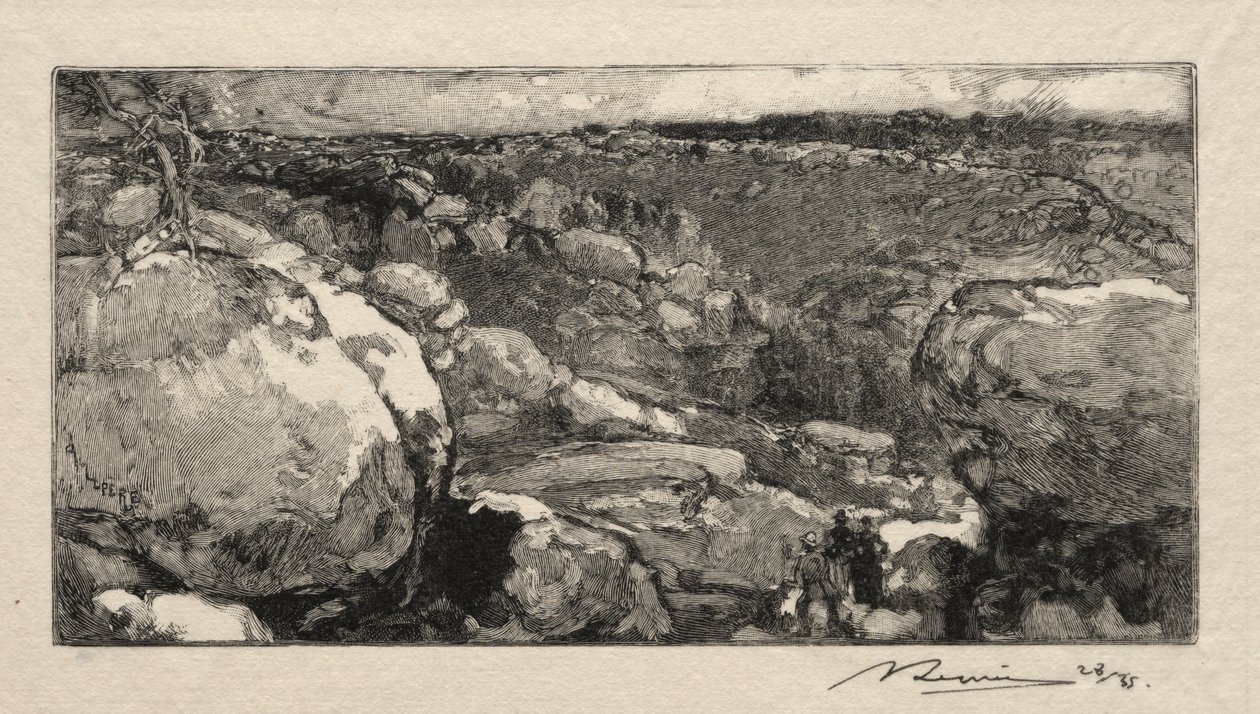 Le cirque du Long-Rocher von Auguste Louis Lepère