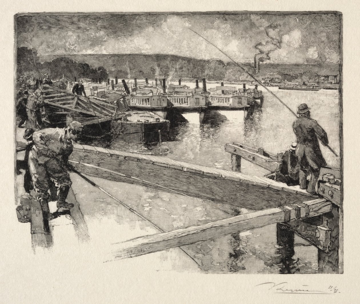 Das Bootsgarage von Auguste Louis Lepère