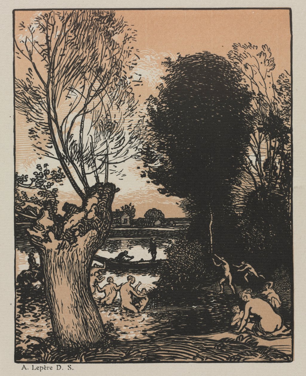 Sommerabend von Auguste Louis Lepère