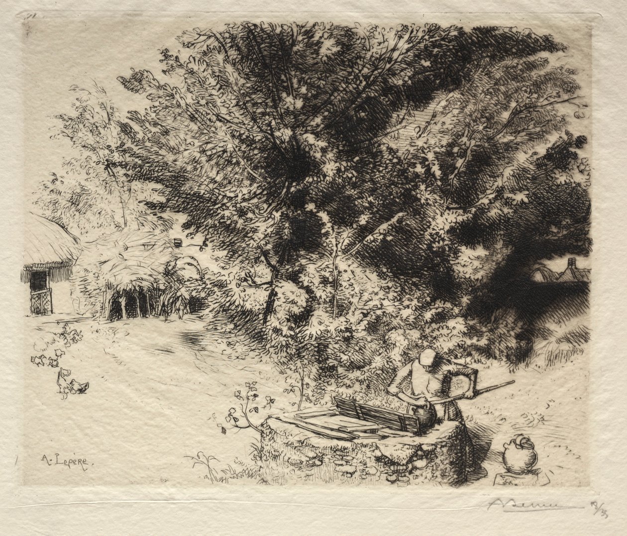 Die Grube, 1911 von Auguste Louis Lepère