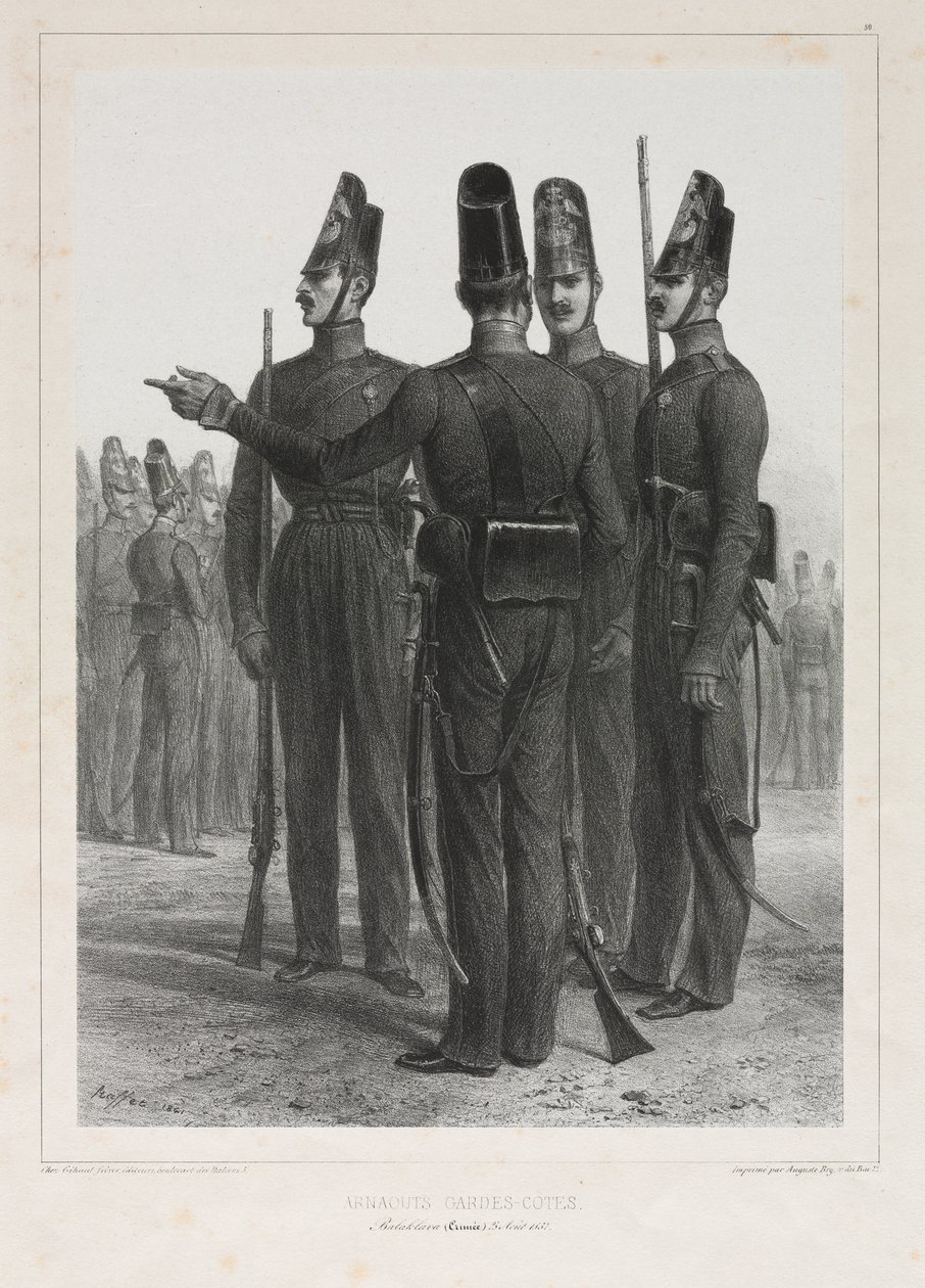 Arnouten Küstenwachen von Auguste Raffet