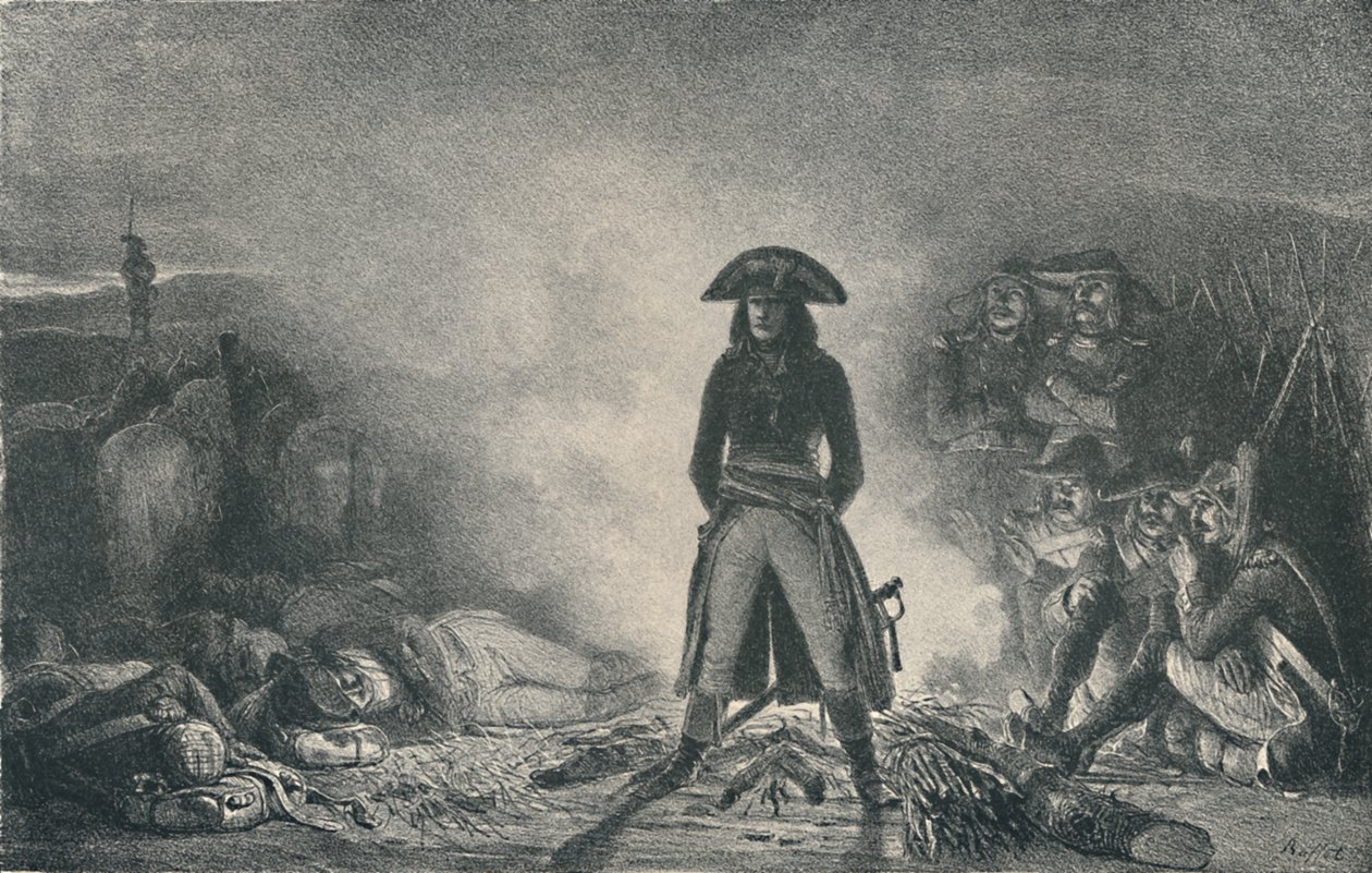 Bonaparte in Italien von Auguste Raffet