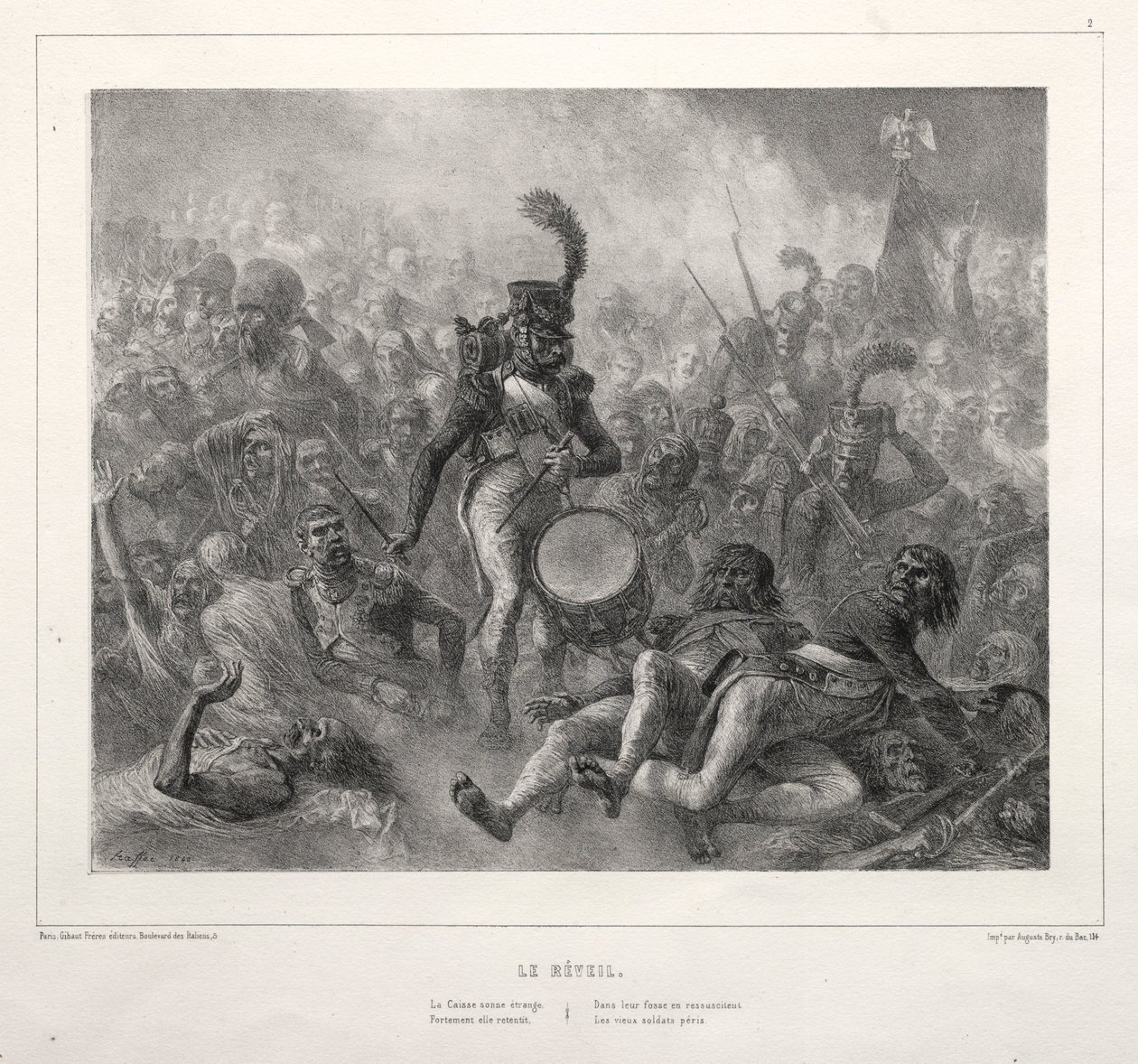 Das Album von 1832: Erwachen, 1832 von Auguste Raffet