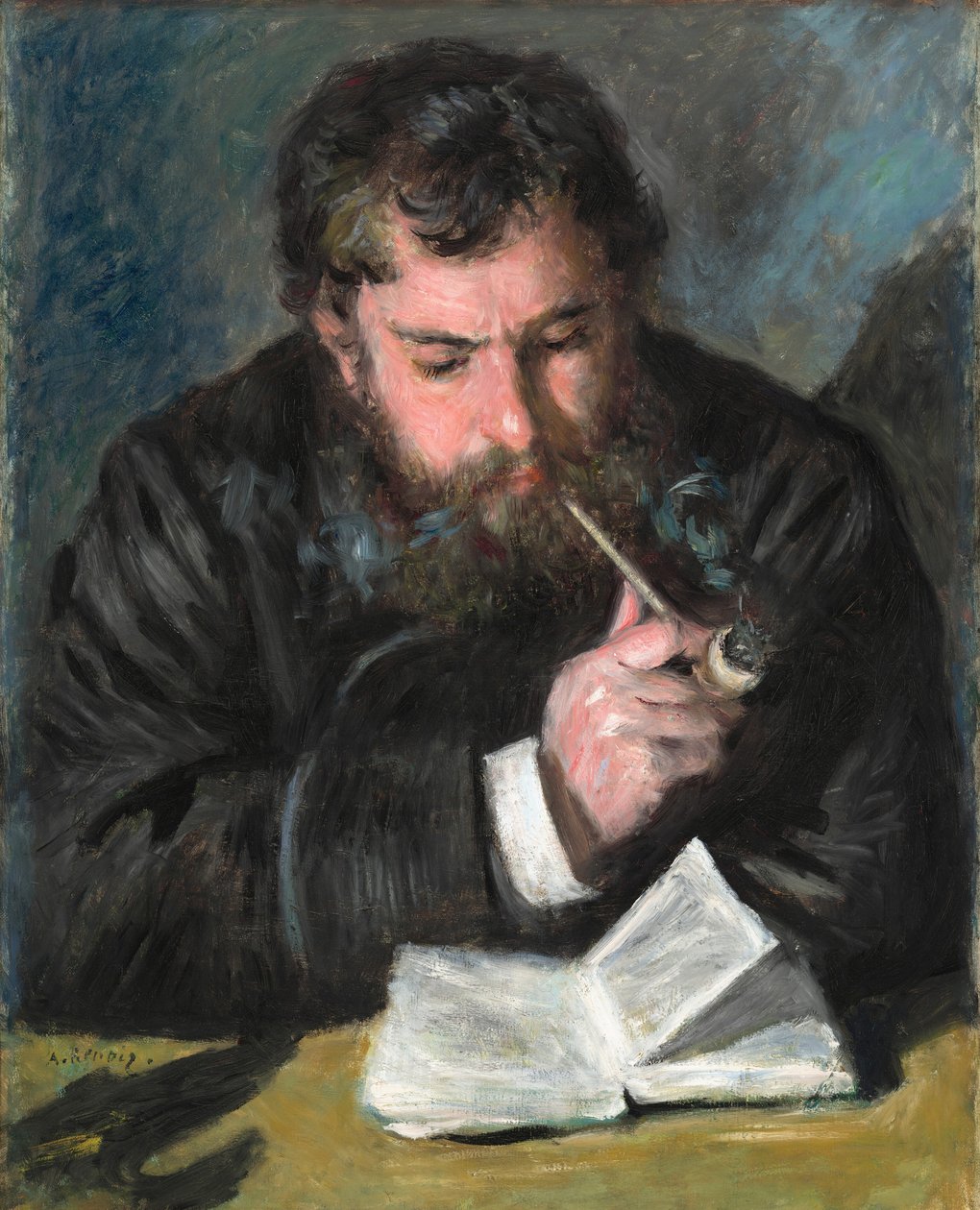 Claude Monet von Auguste Renoir