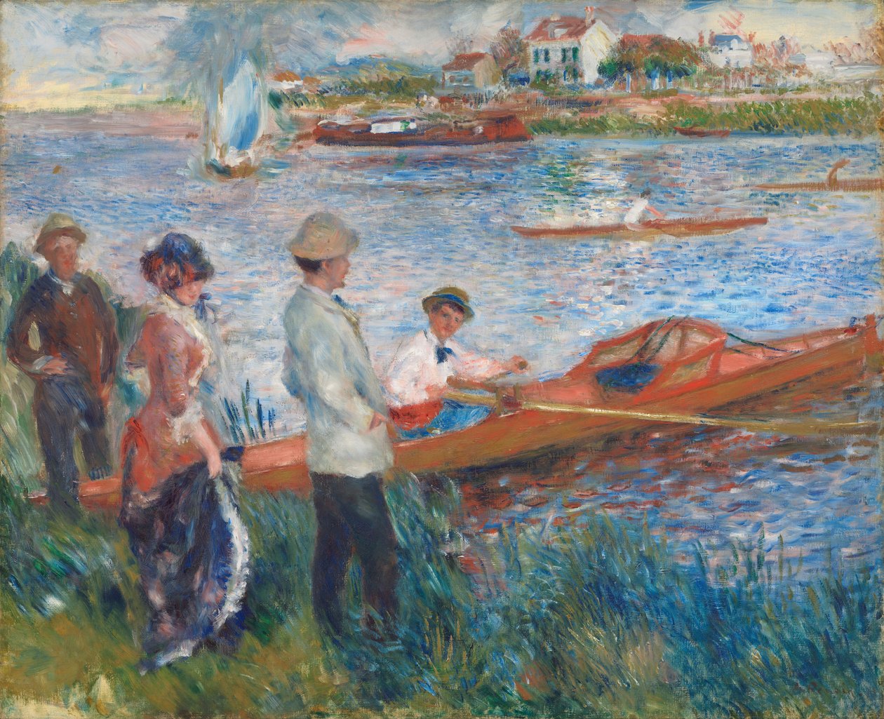 Ruderer in Chatou von Auguste Renoir