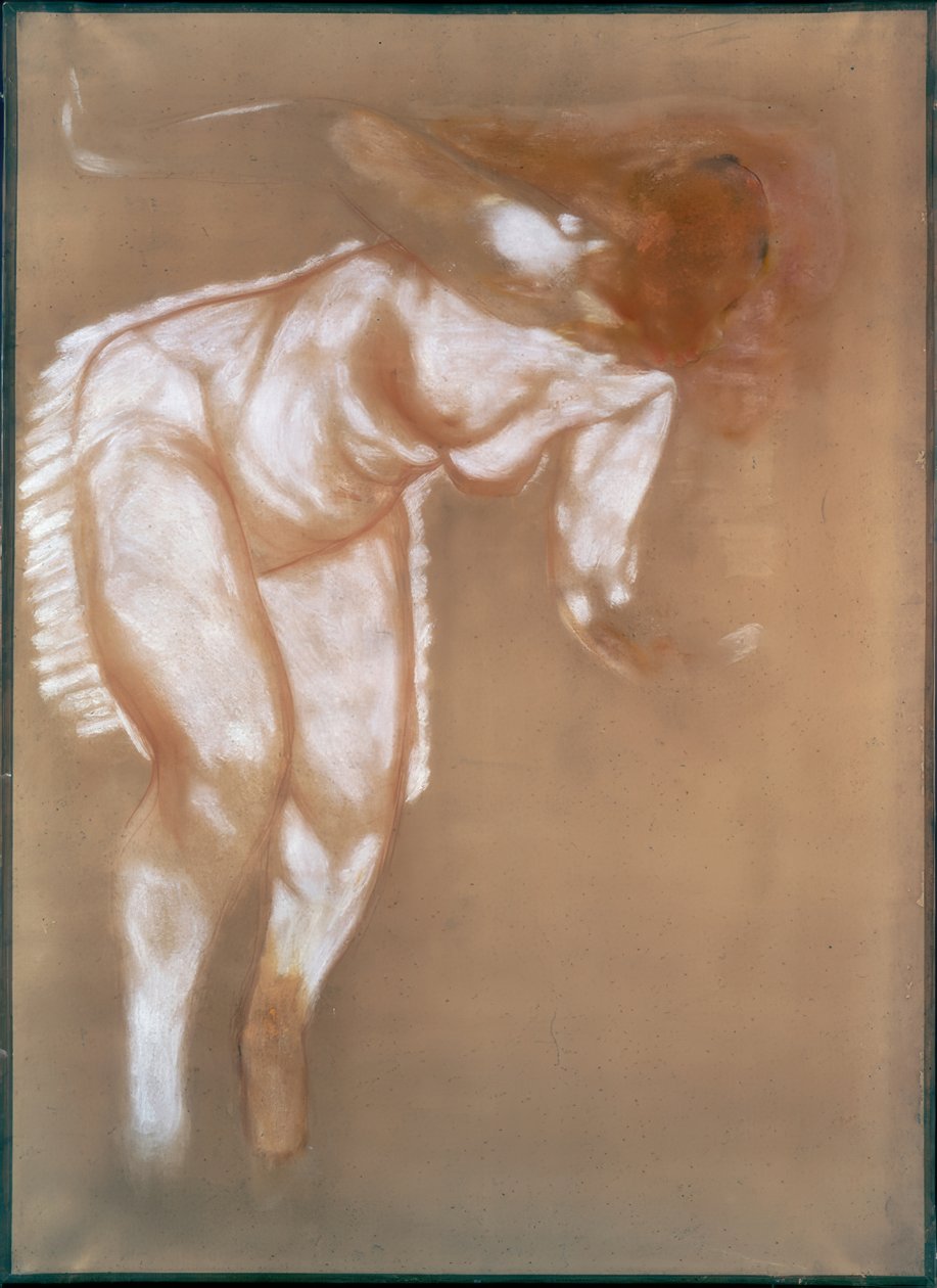 Studie zu einem sitzenden Akt von Auguste Renoir