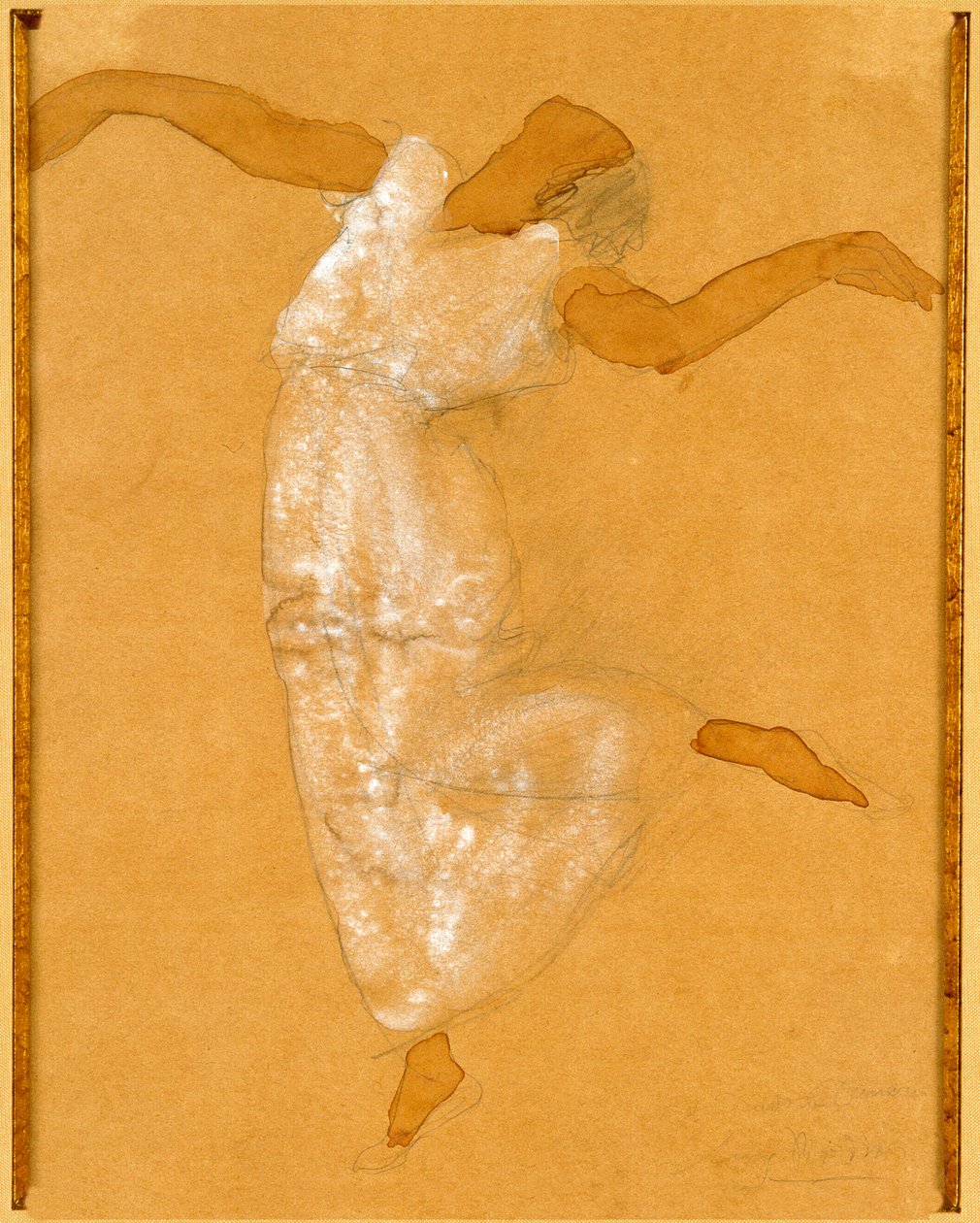 Isadora Duncan, frühes 20. Jahrhundert von Auguste Rodin