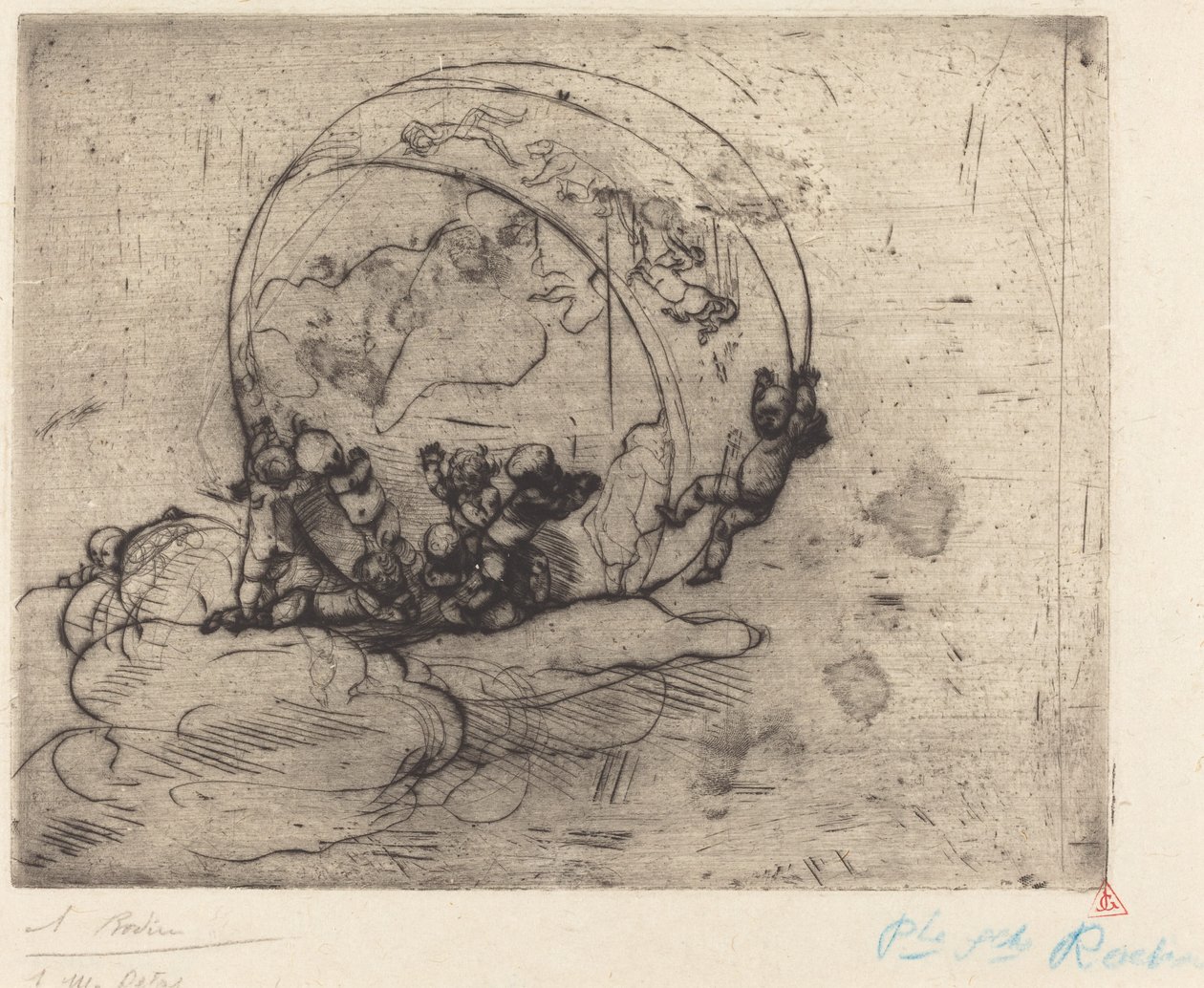 Les Amours Conduisant le Monde, 1881 von Auguste Rodin