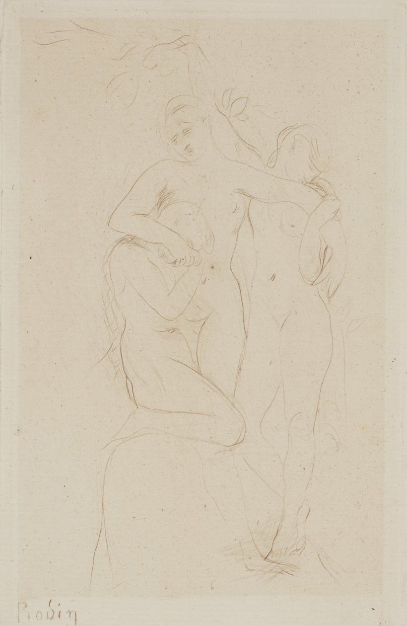 Seelen im Fegefeuer von Auguste Rodin