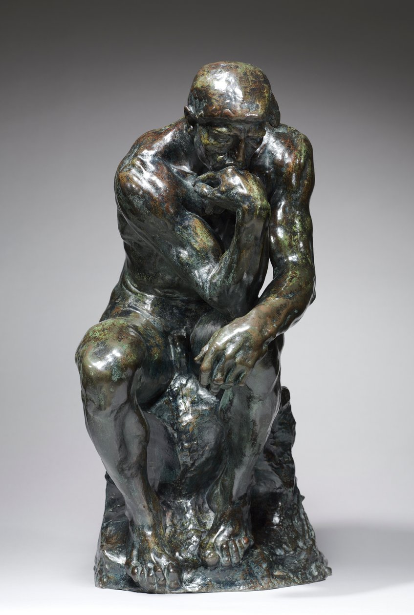 Der Denker, ca. 1880 von Auguste Rodin