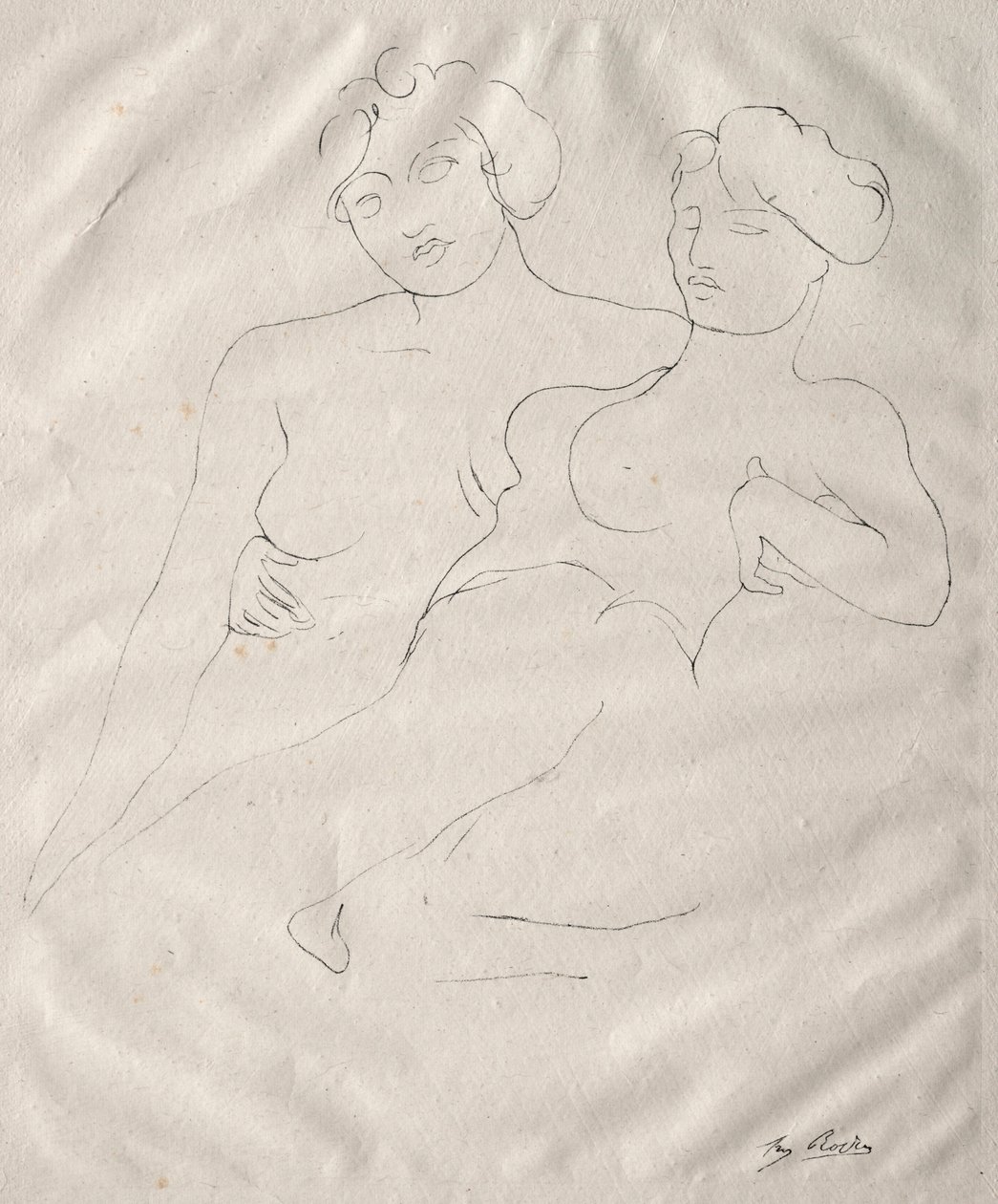 Zwei Figuren von Auguste Rodin
