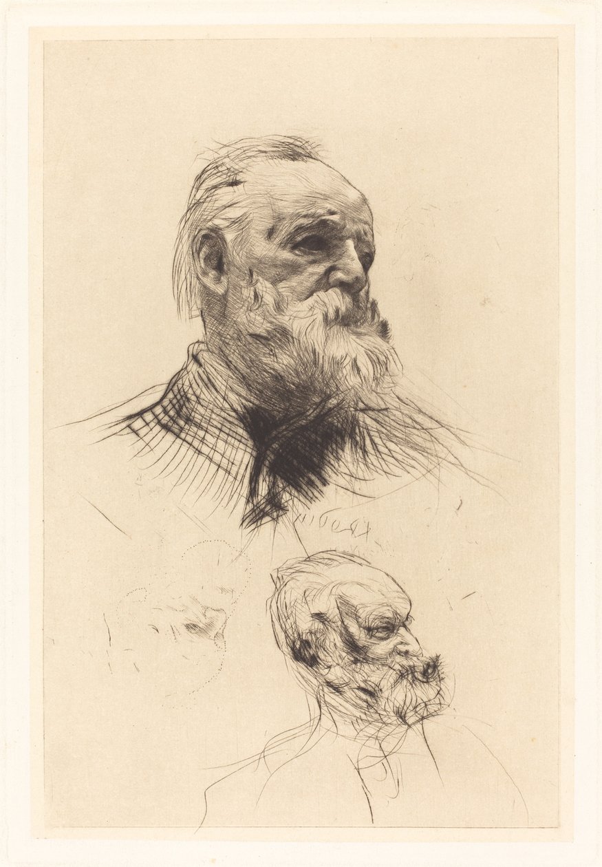 Victor Hugo, Dreiviertelansicht von Auguste Rodin