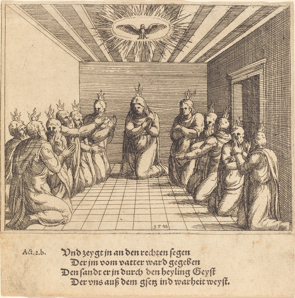 Der Abstieg des Heiligen Geistes von Augustin Hirschvogel